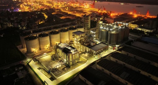 迈安德承建的路易达孚年加工96万吨智能榨油厂